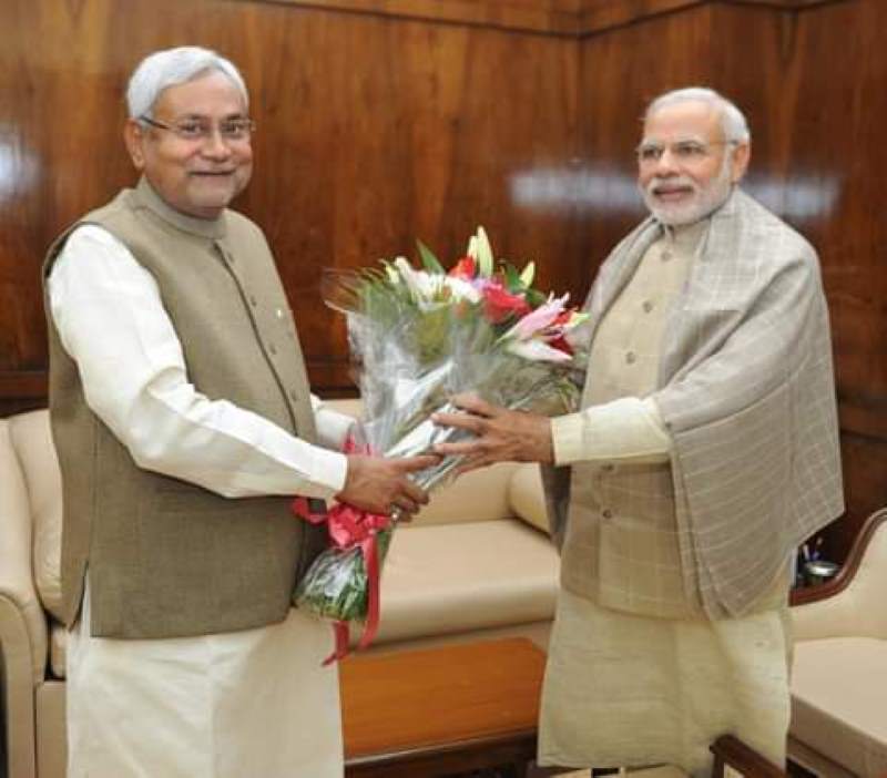 Bihar Politics Nitish Kumar with Modi