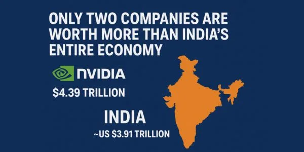 Only Two Companies in the World Are Worth More Than India GDP