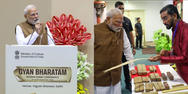 Modi Launches Gyan Bharatam Portal to Digitize 10 Million Ancient Manuscripts