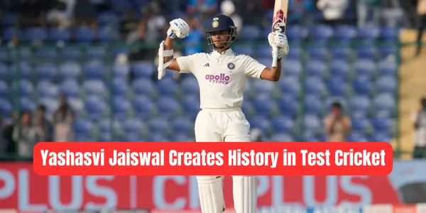Yashasvi Jaiswal Creates History, Equals Massive World Record in Test Cricket