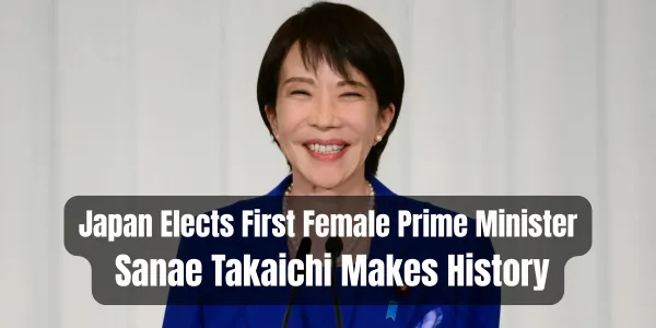 Sanae Takaichi Becomes Japan's First Female Prime Minister