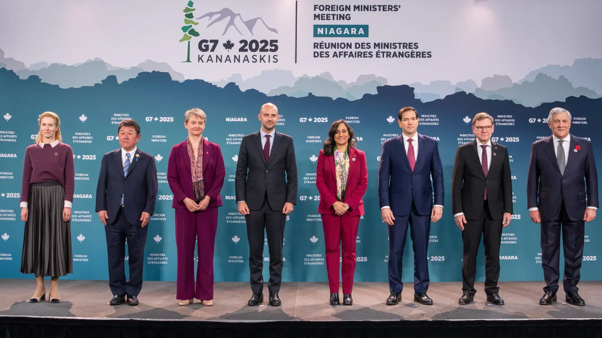 G7 Foreign Ministers meeting in Niagara Region 2025