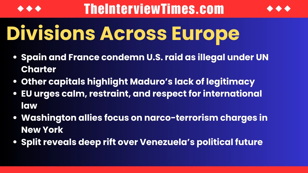 EU Rejects Rodriguez as Venezuela’s Interim President