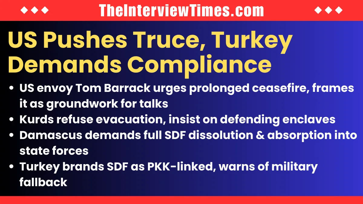 US Pushes Aleppo Ceasefire Extension as Kurds Reject Syrian Pullout