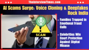 TheInterviewTimes.com Home Page 17 AI Voice Cloning and Deepfake Scams Surge in India Amid New Strict Regulations
