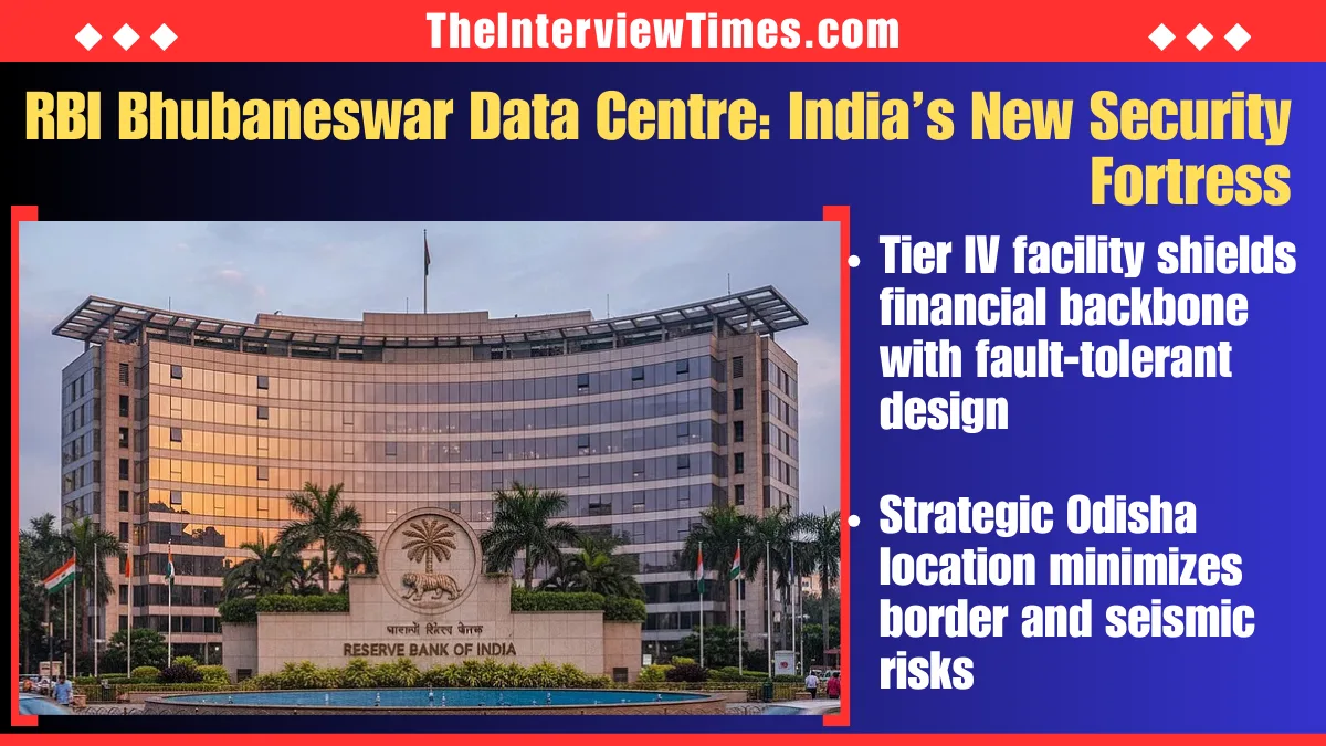 RBI Bhubaneswar Data Centre: High-Security Hub Shields India’s Financial Backbone from Threats