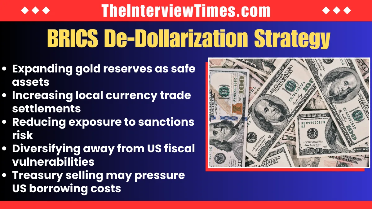BRICS De-Dollarization Accelerates as China, India, Brazil Dump $144 Billion in US Treasuries 3 BRICS De-Dollarization Accelerates as China, India, Brazil Dump $144 Billion in US Treasuries