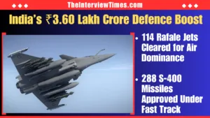 India Defence Deal Worth ₹3.60 Lakh Crore Cleared, 114 Rafale and 288 S-400 Approved