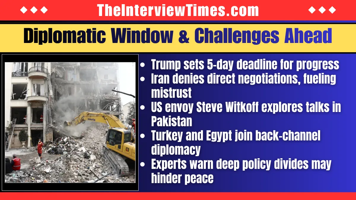 Pakistan Offers to Host US-Iran Peace Talks Amid Escalating Middle East Conflict