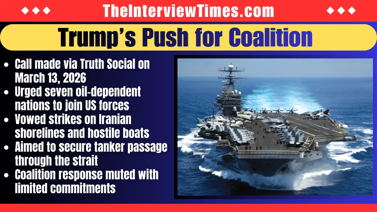 Trump's Call for Allied Warships in Strait of Hormuz Faces Pushback from Australia, Japan