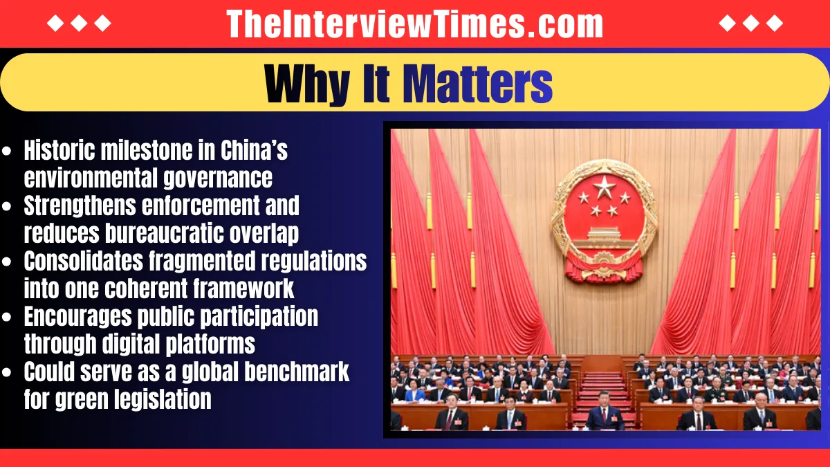 China’s Ecological and Environmental Code: A Landmark Law for Green Governance 2 China’s Ecological and Environmental Code: A Landmark Law for Green Governance