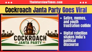 Why the Cockroach Janta Party Is Going Viral Across India