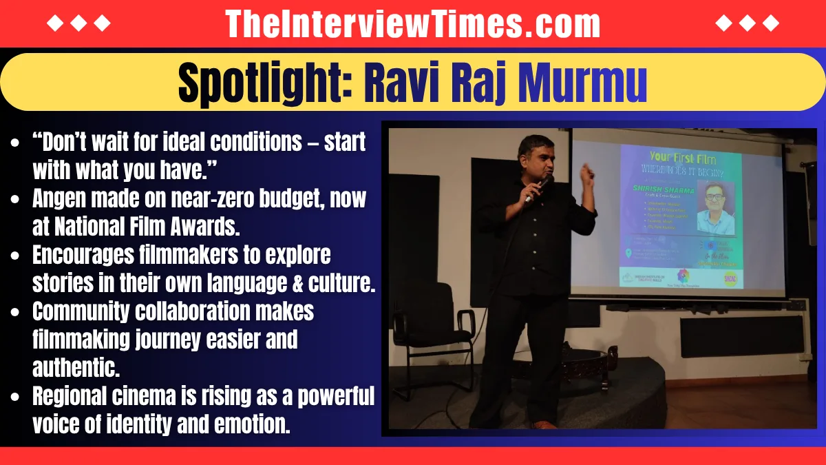 ‘Don’t wait for ideal conditions, make films even on a mobile’: Santhali filmmaker Ravi Raj Murmu
