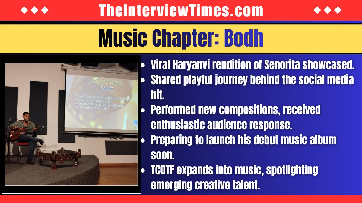 Bodh Launches TCOTF’s New Music Chapter