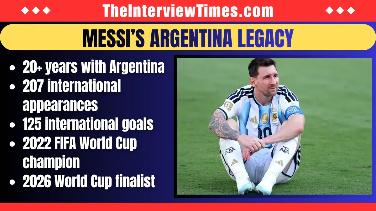 Lionel Messi Retires From Argentina: ‘I Have Nothing More to Give’ 2 Lionel Messi announces retirement from Argentina national team after more than 20 years of international football